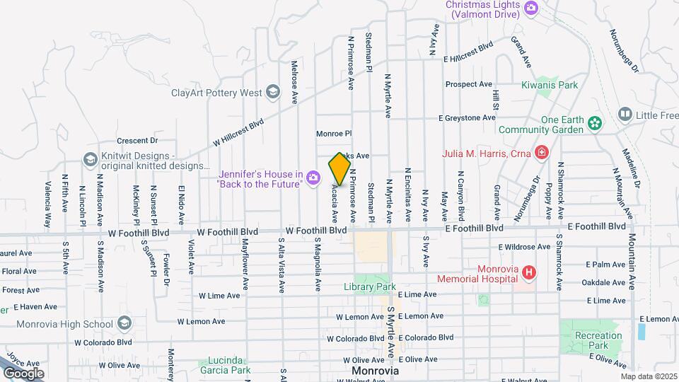 162 Acacia Ave Map and Location Details