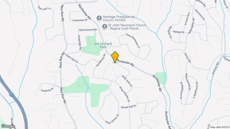 1513 King Henry Dr Map and Location Details