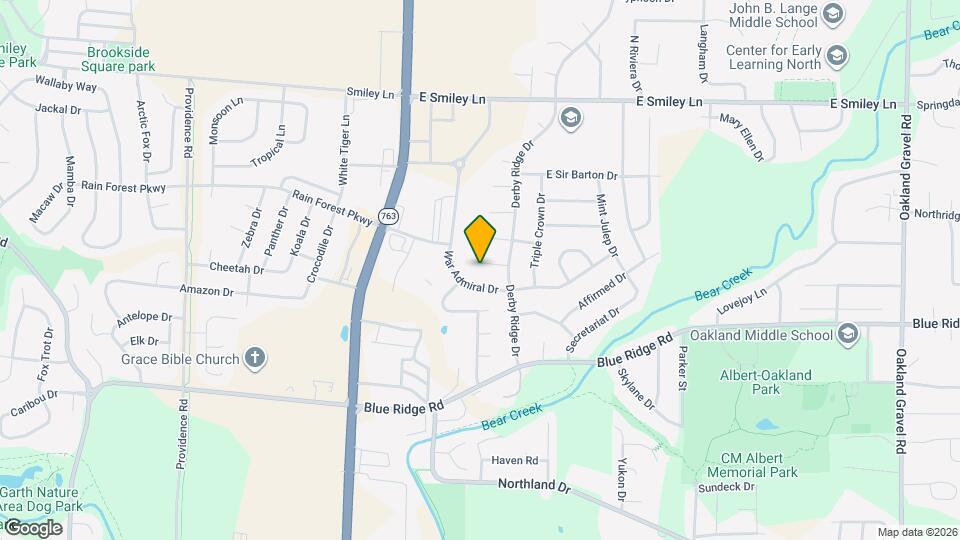 1302 Look Out Ct Map and Location Details