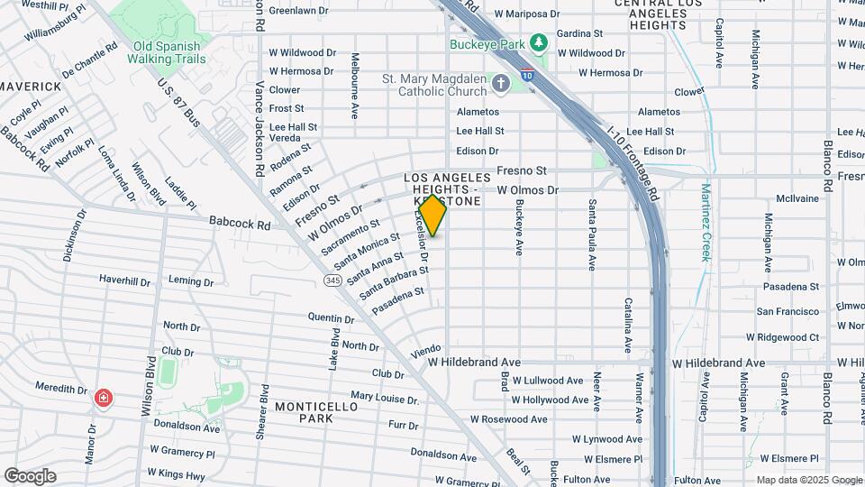 1913 Santa Anna St Map and Location Details