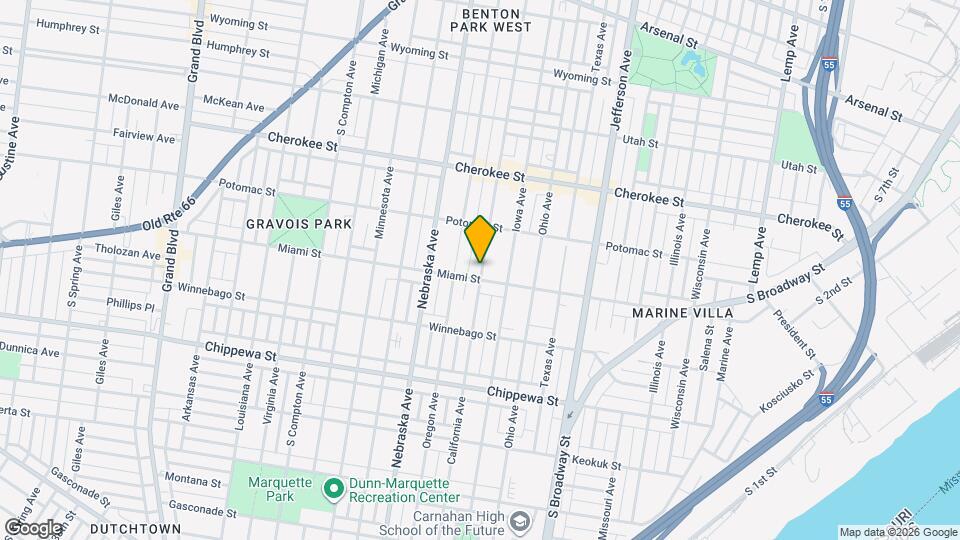 3557 California Ave Map and Location Details