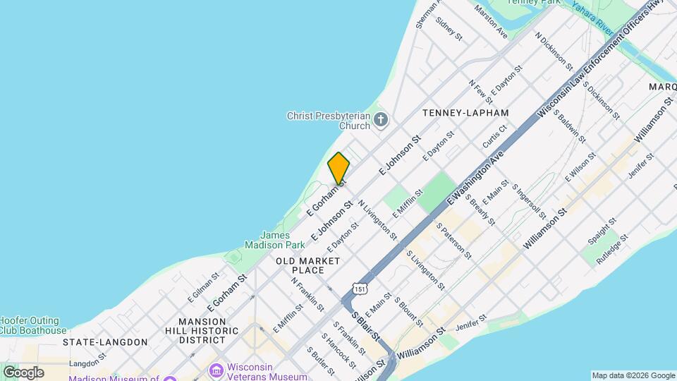 745 E Gorham St Map and Location Details