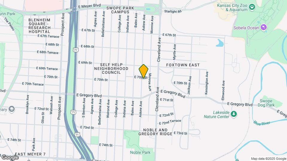 7005 Askew Ave Mapa y Detalles de la Ubicación