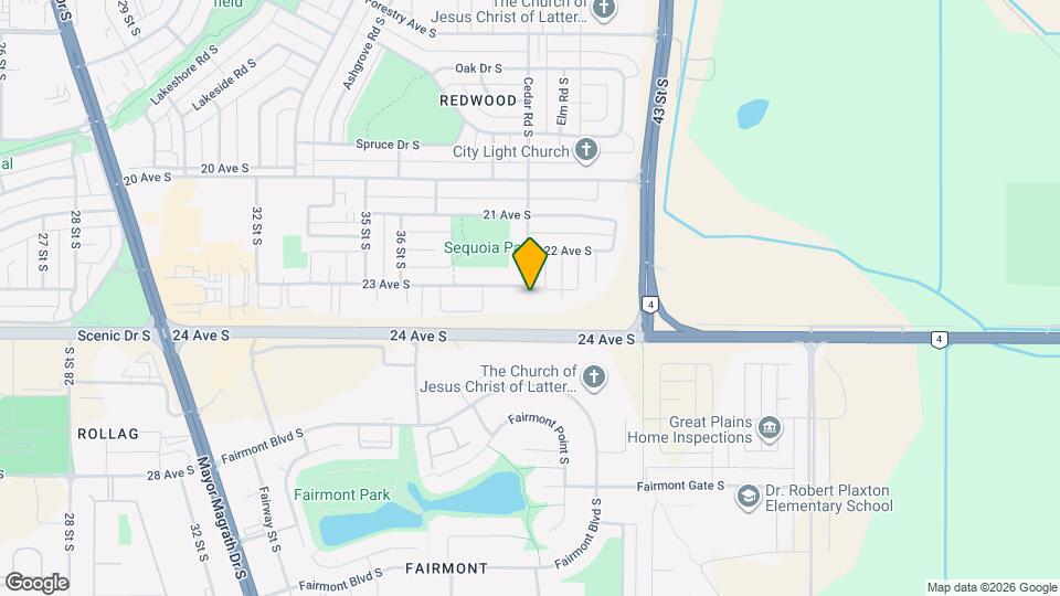 3950 23 Av S Map and Location Details