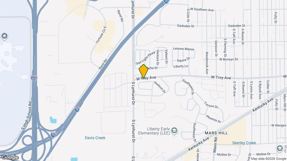 5204 Hodson Dr Mapa y Detalles de la Ubicación