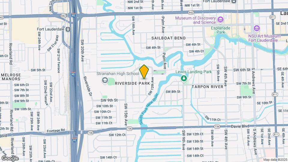 619 SW 13th Ave Map and Location Details