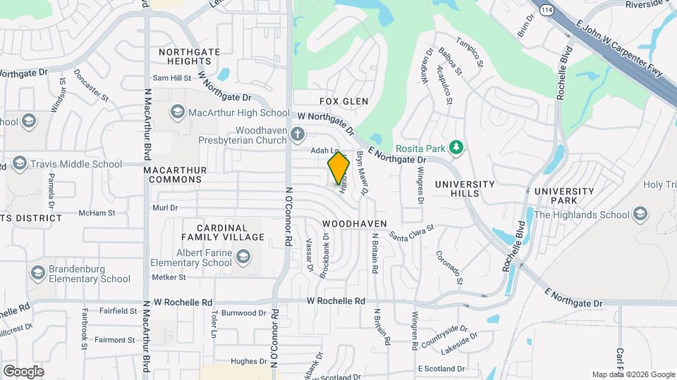 3401 Hanover Ln Map and Location Details