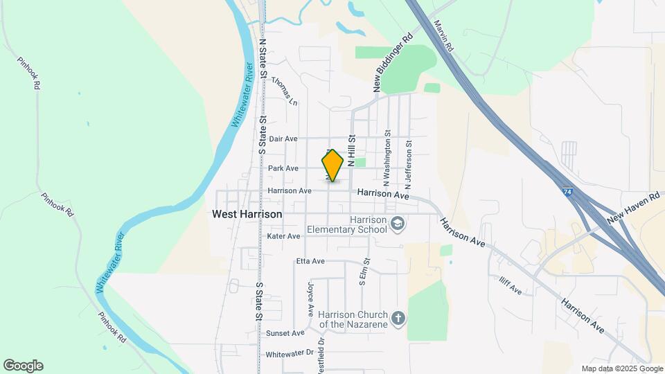 401 Harrison Ave Map and Location Details