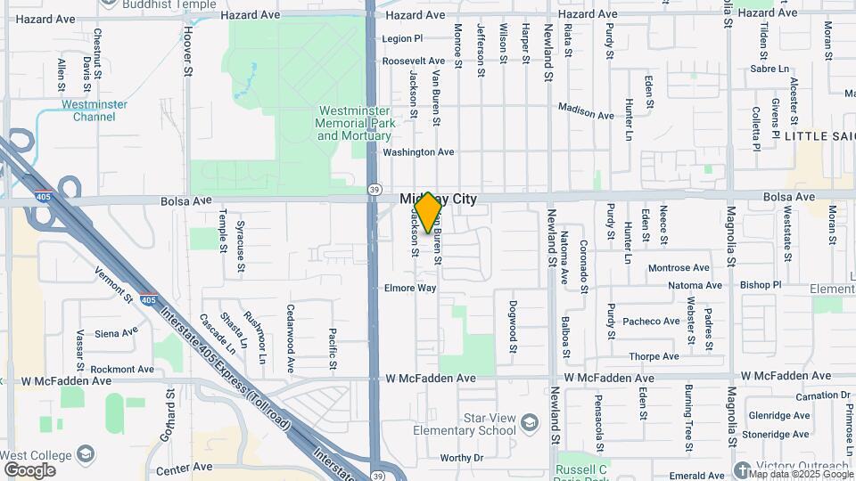 15121 Van Buren St Map and Location Details