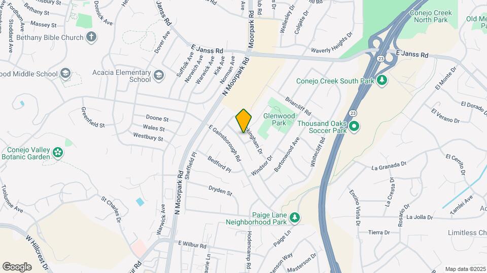 1217 Coventry Dr Map and Location Details