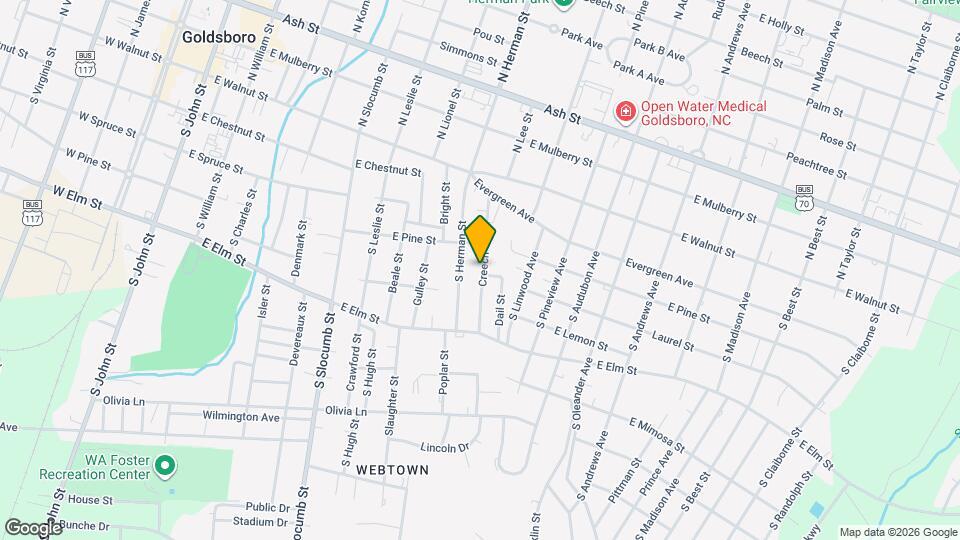 409 Creech St Map and Location Details