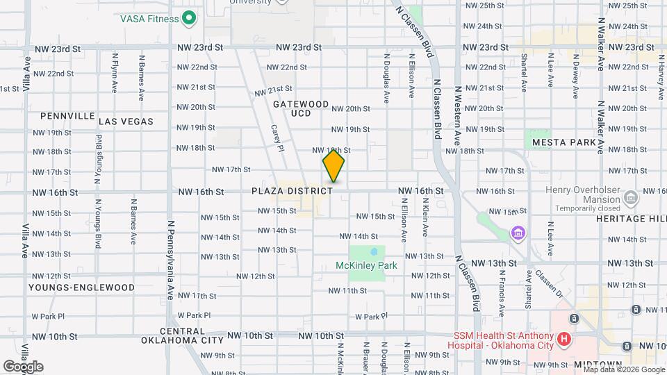 1617 NW 16th St Map and Location Details