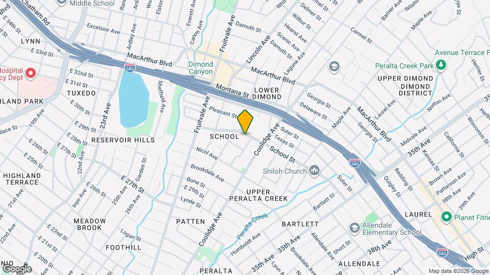 2939 School St Map and Location Details