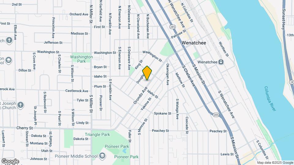 522 Orondo Ave Map and Location Details