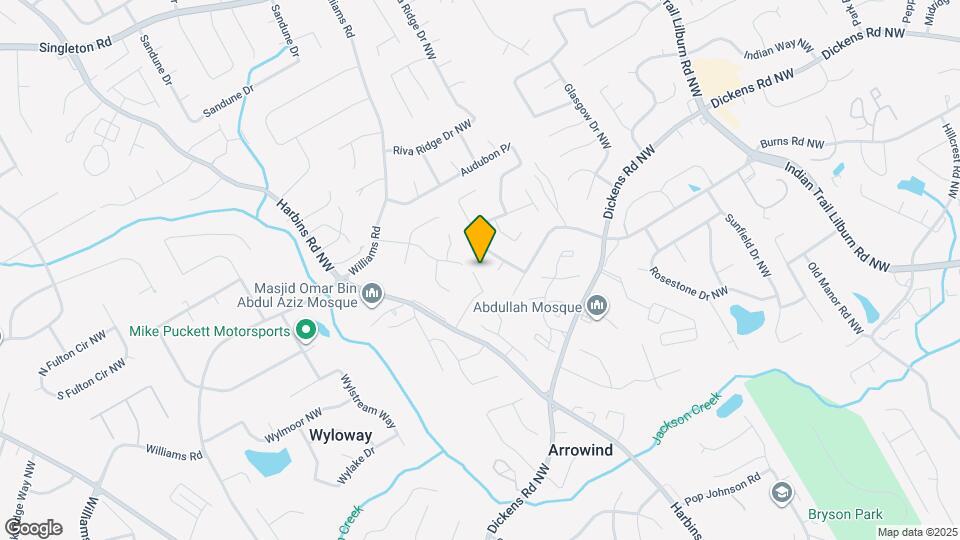 5150 Harbins Point Ln NW Map and Location Details