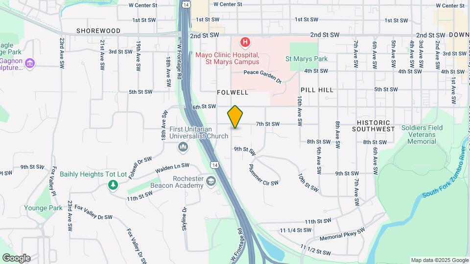 714 14th Ave SW Mapa y Detalles de la Ubicación
