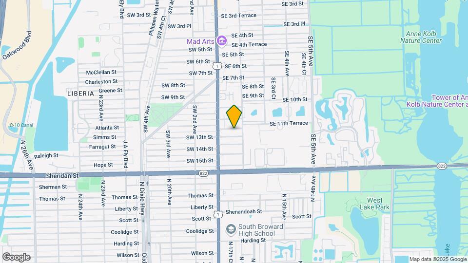 40 SE 12th St-Unit -1 Mapa y Detalles de la Ubicación