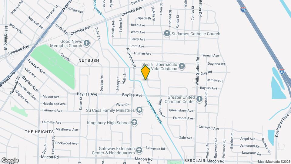 1445 Luverne St Map and Location Details