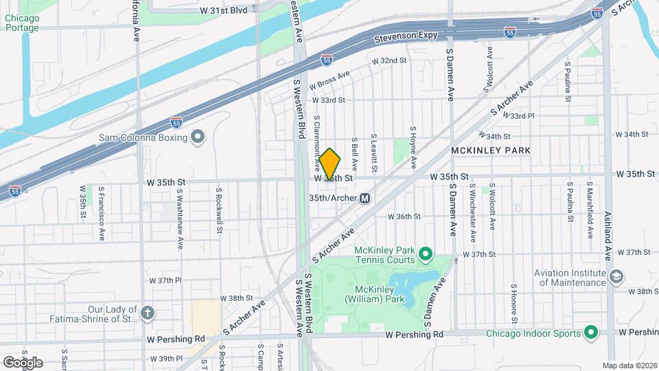 2307 W 35th St, Unit 6 Mapa y Detalles de la Ubicación