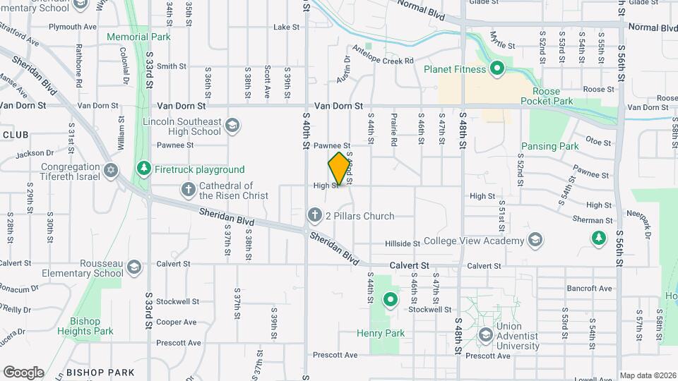 4125 High St Map and Location Details