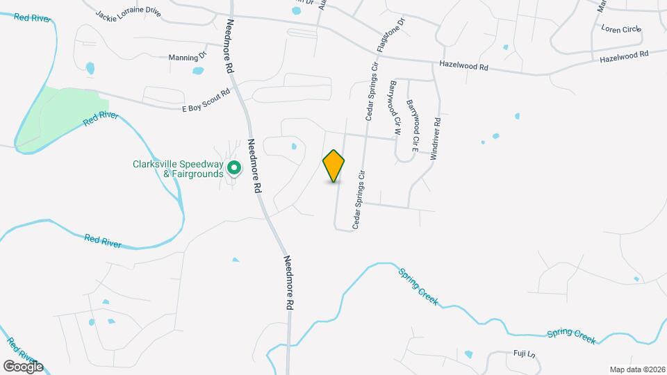 1477 Cedar Springs Cir Mapa y Detalles de la Ubicación