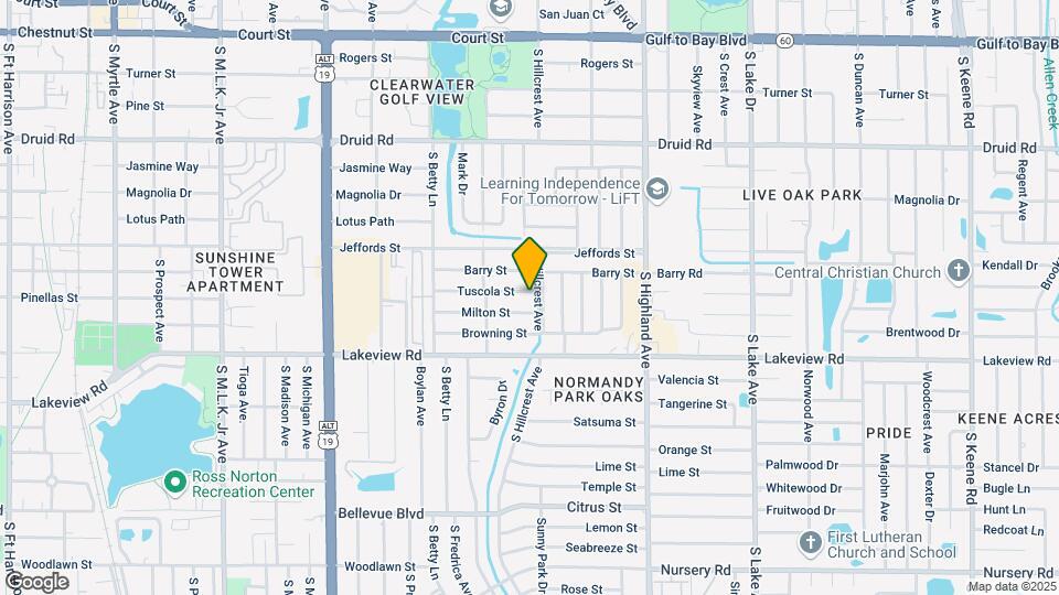1375 Tuscola St Map and Location Details