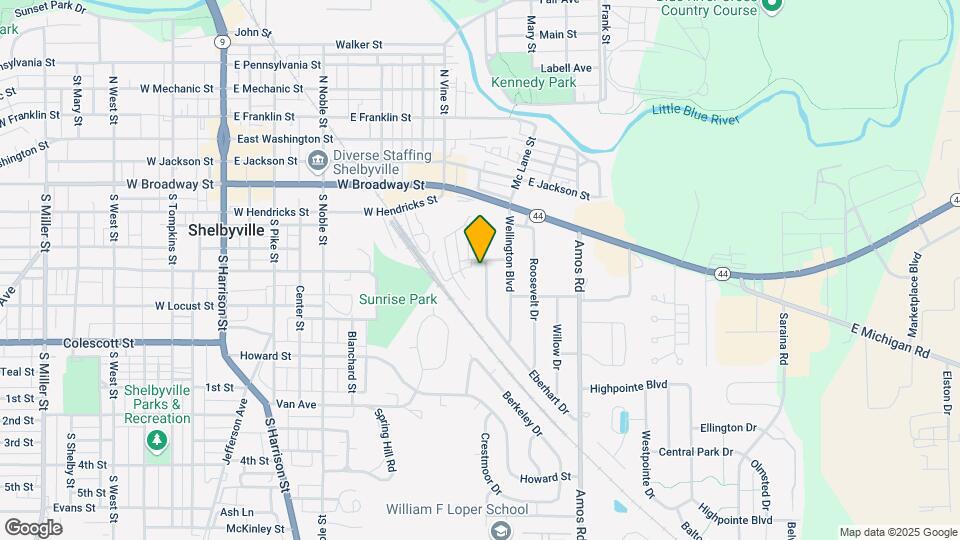 403 Eberhart Dr Map and Location Details