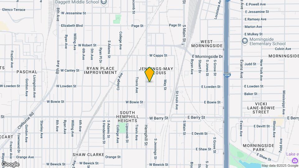 2837 Hemphill St Map and Location Details
