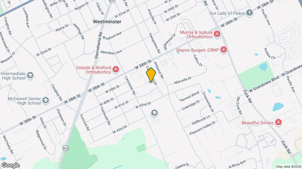 4032 Canterbury Dr Map and Location Details