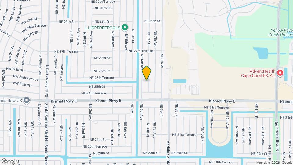 2506 NE 6th Pl Mapa y Detalles de la Ubicación