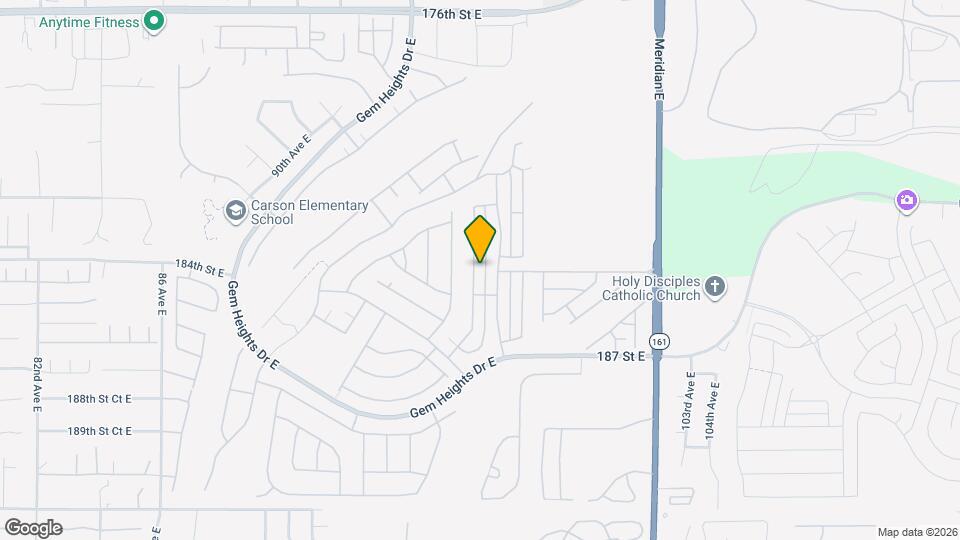 18321 96th Ave E Map and Location Details