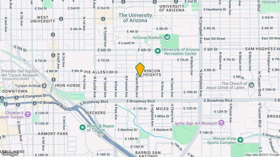 1211 E 9th St Mapa y Detalles de la Ubicación