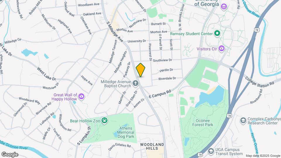 1679 S Milledge Ave Map and Location Details