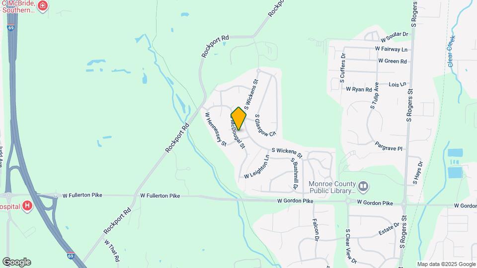 3693 S McDougal St Map and Location Details