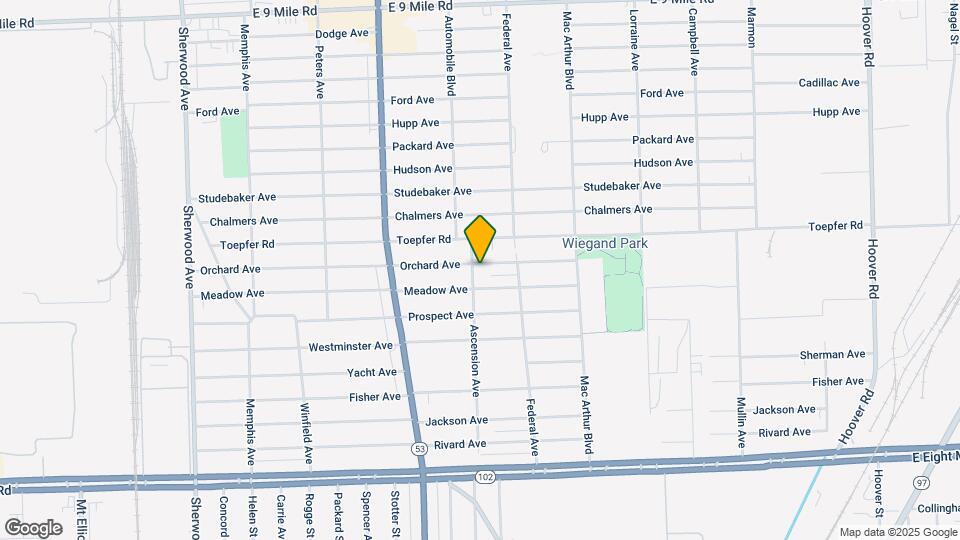 8216 Orchard Ave Map and Location Details