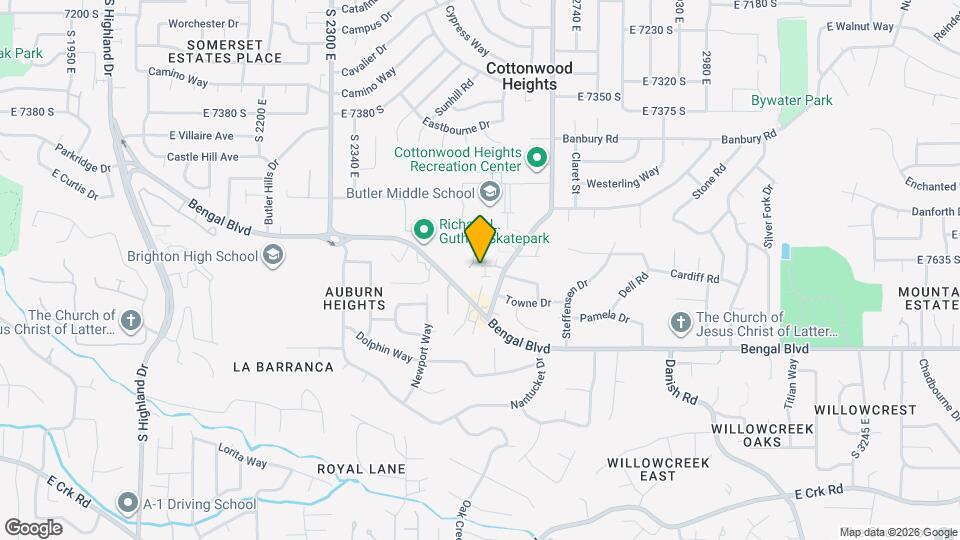 2570 E Canterbury Ln Map and Location Details