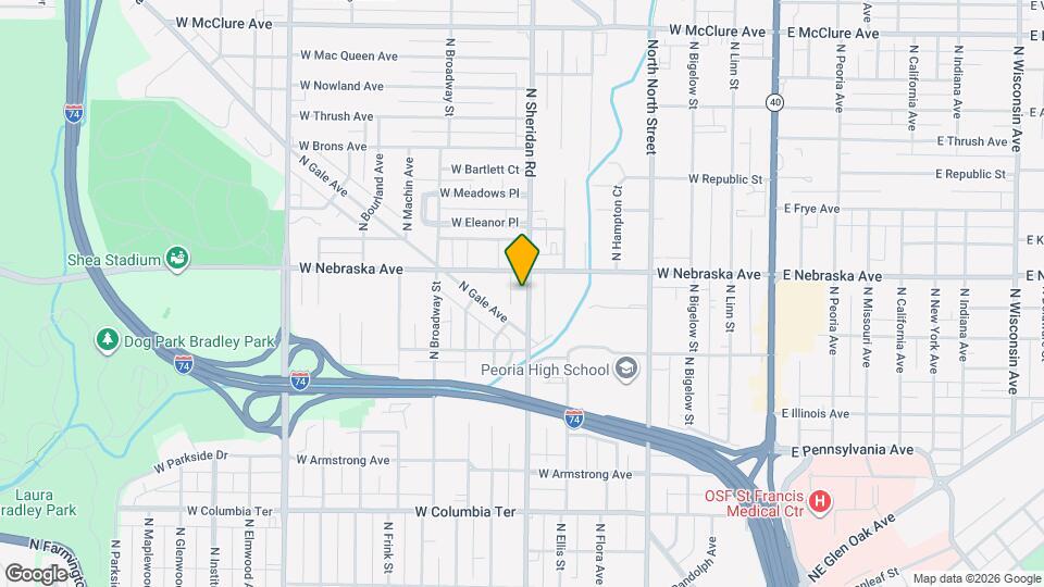 1815 N Sheridan Rd Map and Location Details