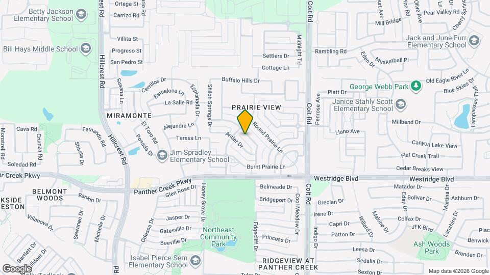 12163 Curry Creek Dr Map and Location Details