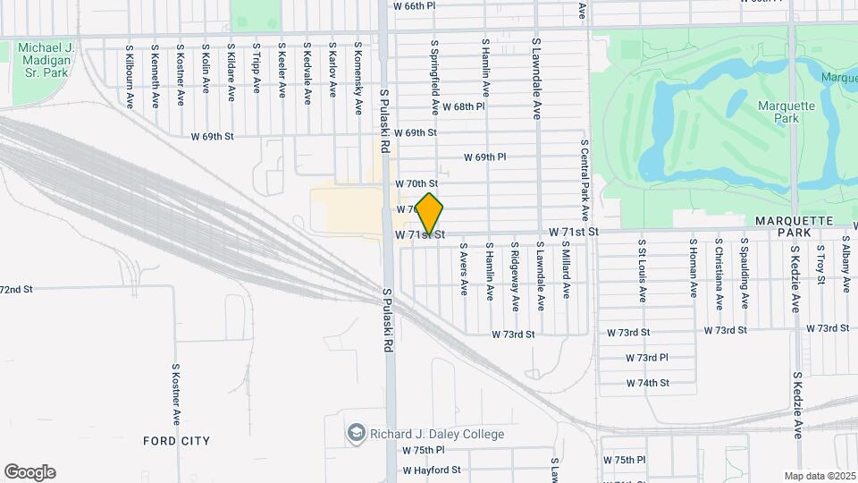 3909 W 71st St Map and Location Details