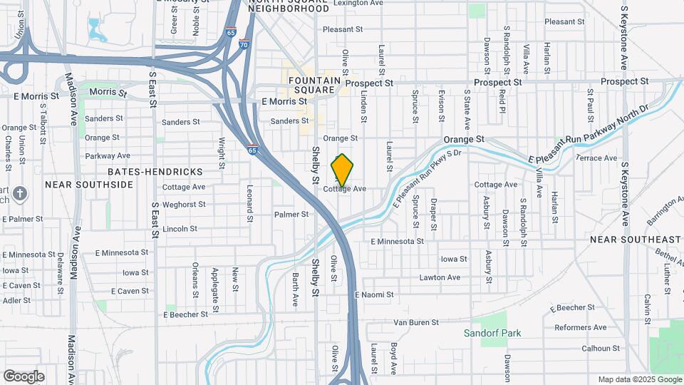 1205 Cottage Ave Map and Location Details