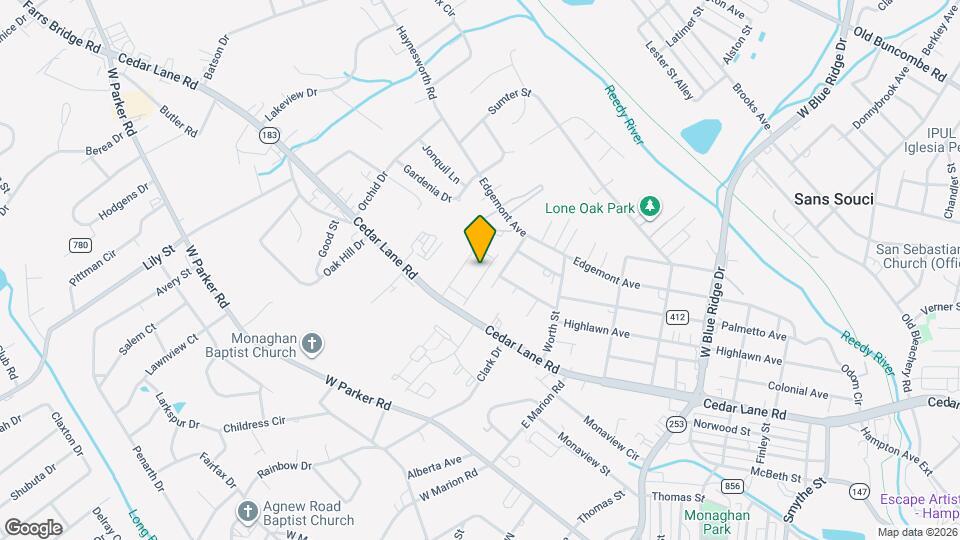 133 Fernside Ct Mapa y Detalles de la Ubicación