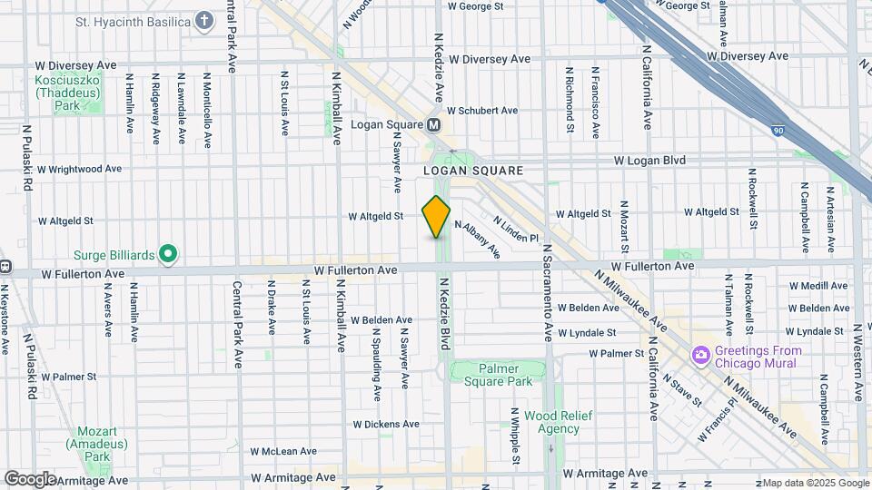 2422 N Kedzie Blvd Map and Location Details
