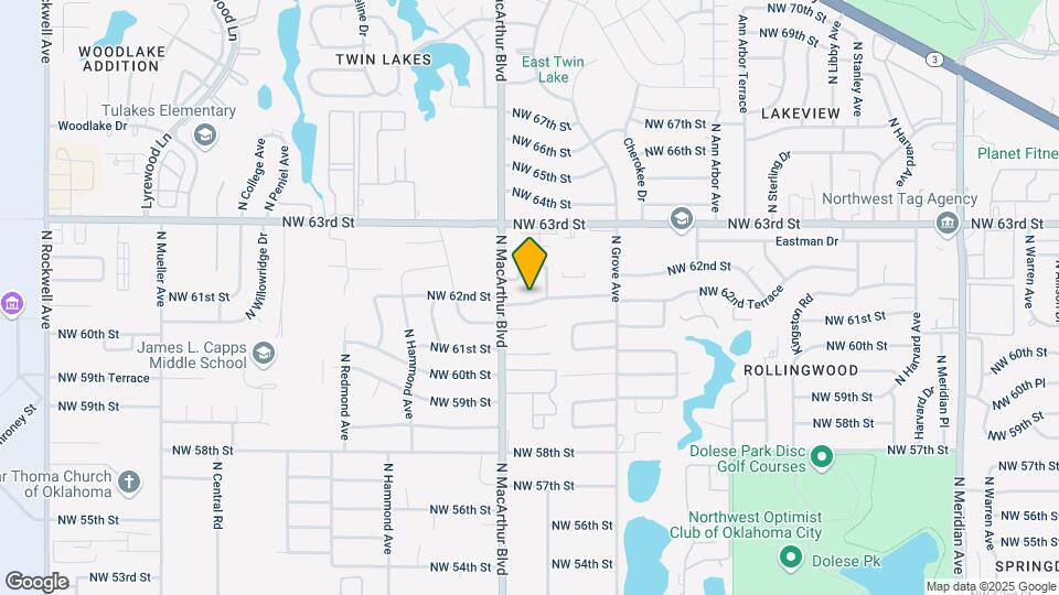 5809 NW 62nd St Map and Location Details