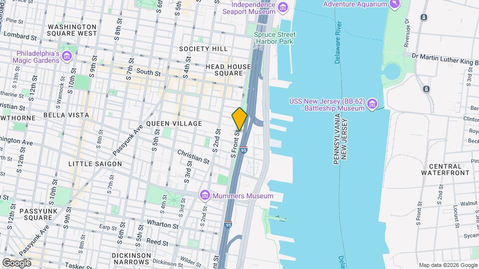 775 S Front St Map and Location Details