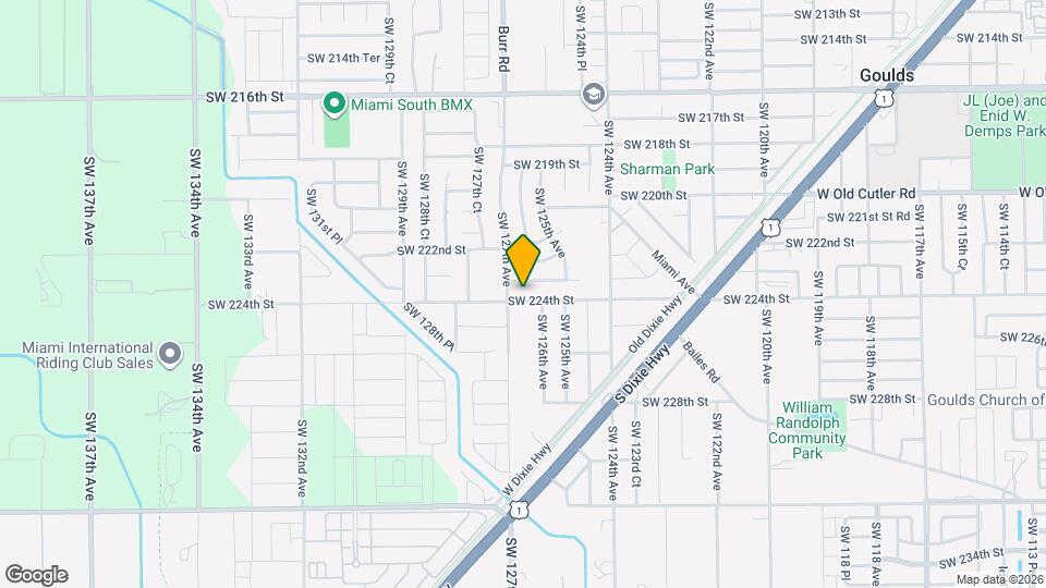 12633 SW 224th St Mapa y Detalles de la Ubicación