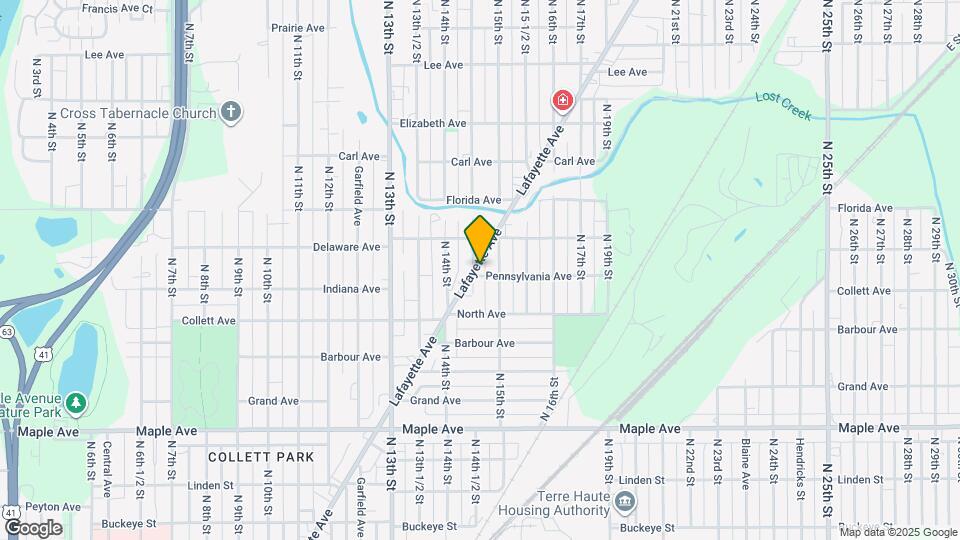 1435 Lafayette Ave Map and Location Details