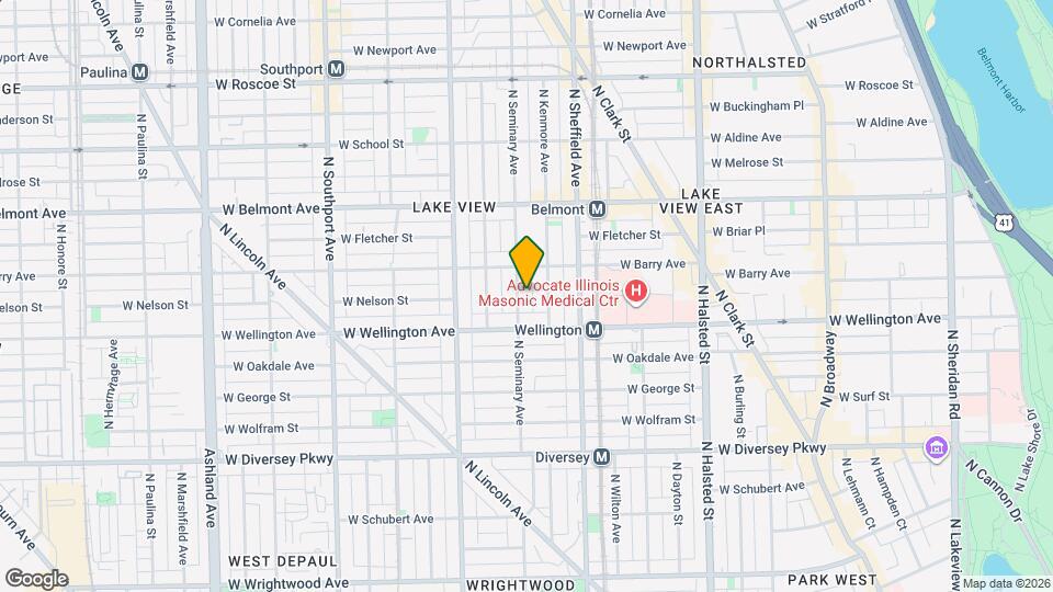 3029 N Seminary Ave, Unit 1 Mapa y Detalles de la Ubicación