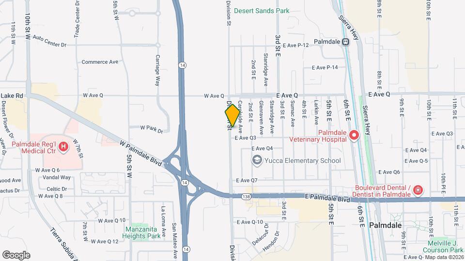 38616 Division St Map and Location Details