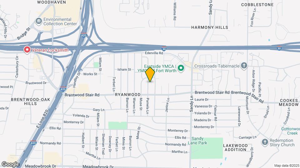 1563 Pamela Ln Map and Location Details