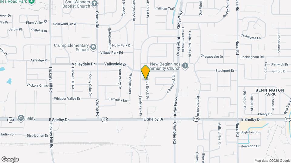 4535 Country Brook Dr Map and Location Details